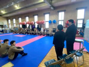 第４３期卒部式