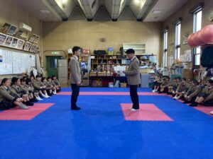 第４３期卒部式